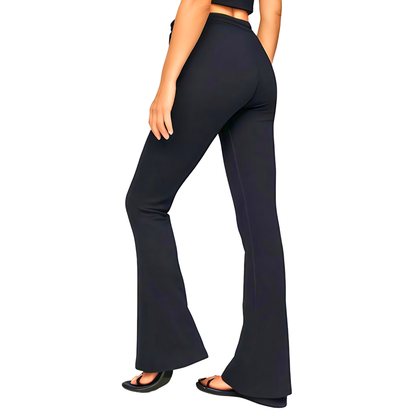 Flared Pants Black For Women
