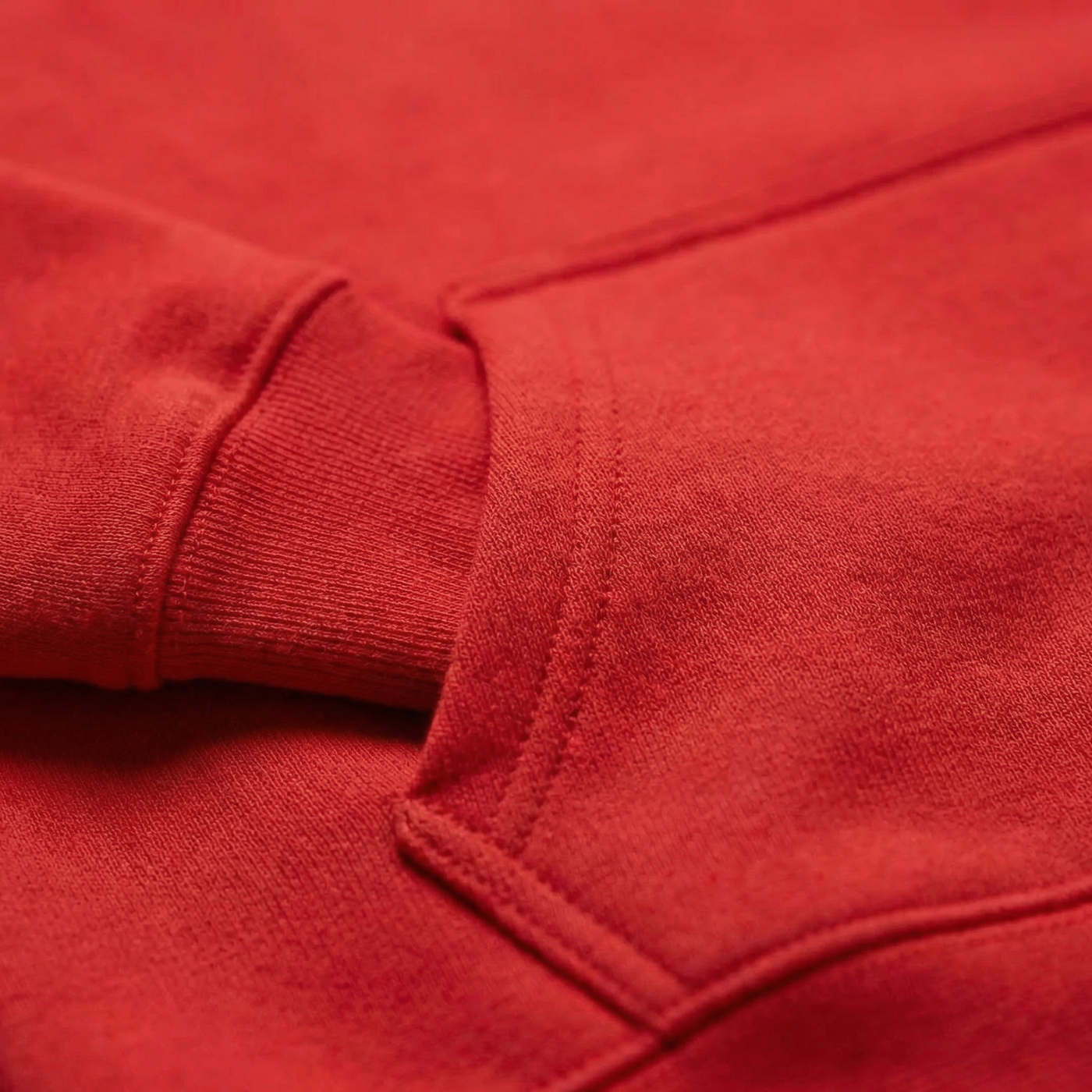 Soft Steps Red Basic Hoodie