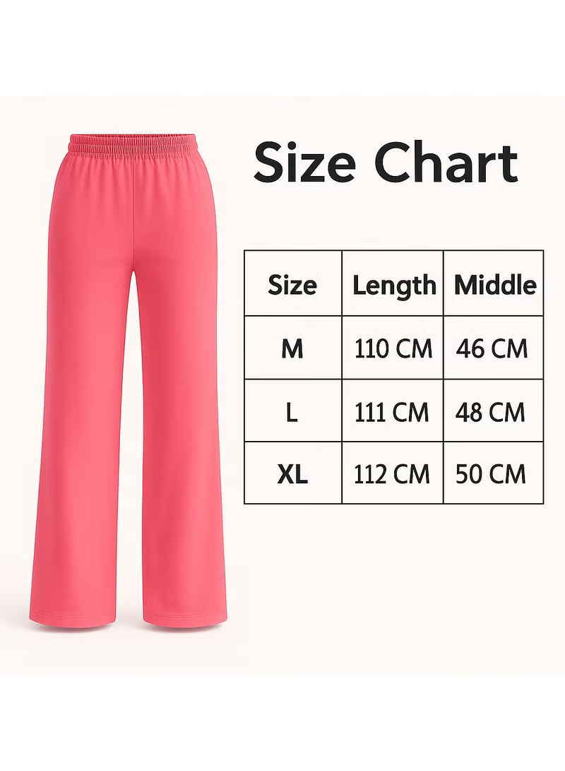 Soft Steps Women's Linen Pants Burgandy