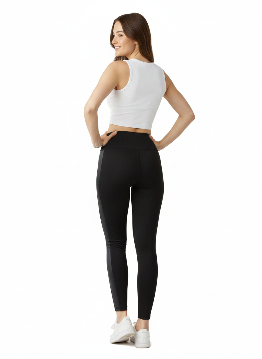 Women High Waist Yoga Leggings – Black Gym & Yoga Pants