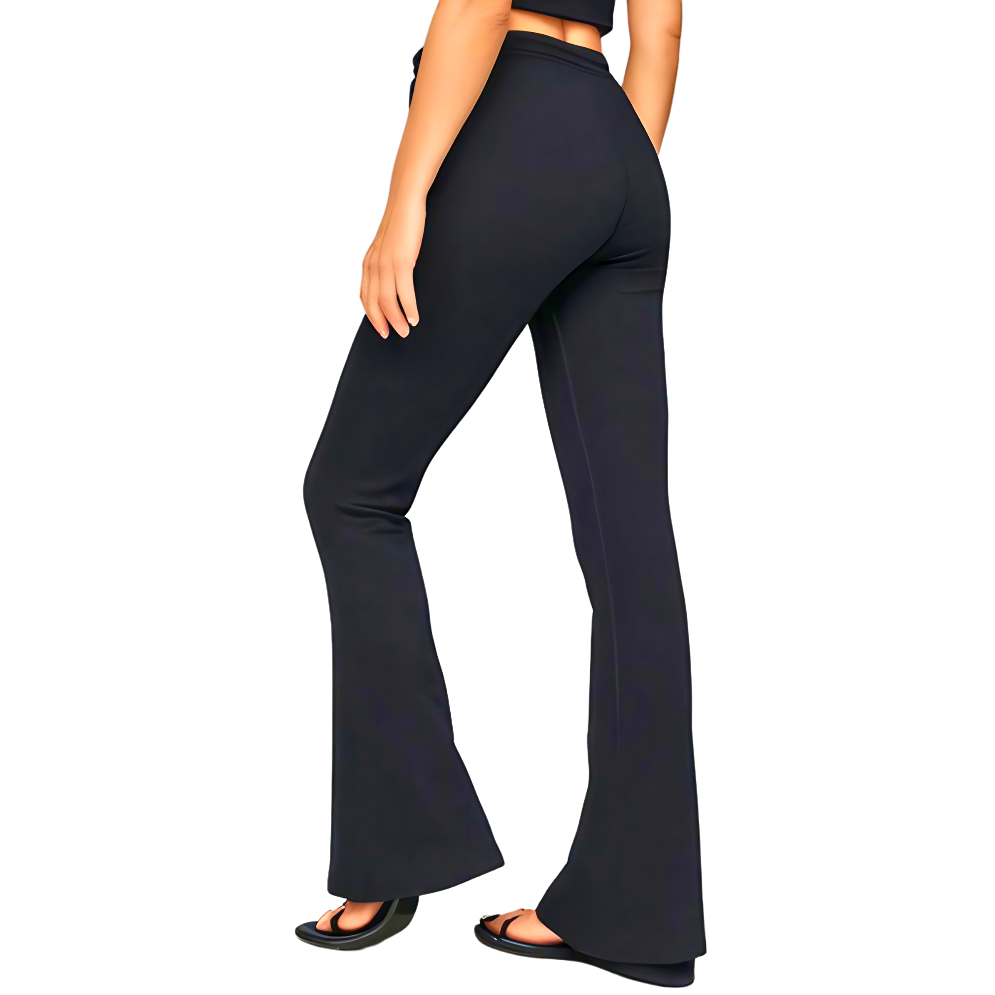 Flared Pants Black For Women