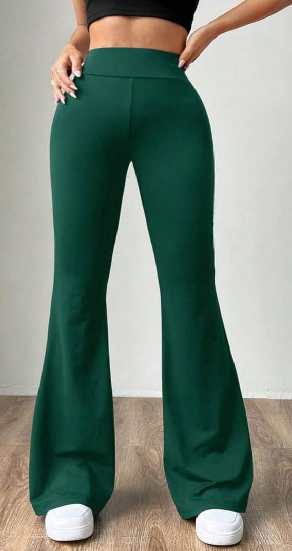 High-Waist Charleston Leggings – Soft Stretch Fit Green