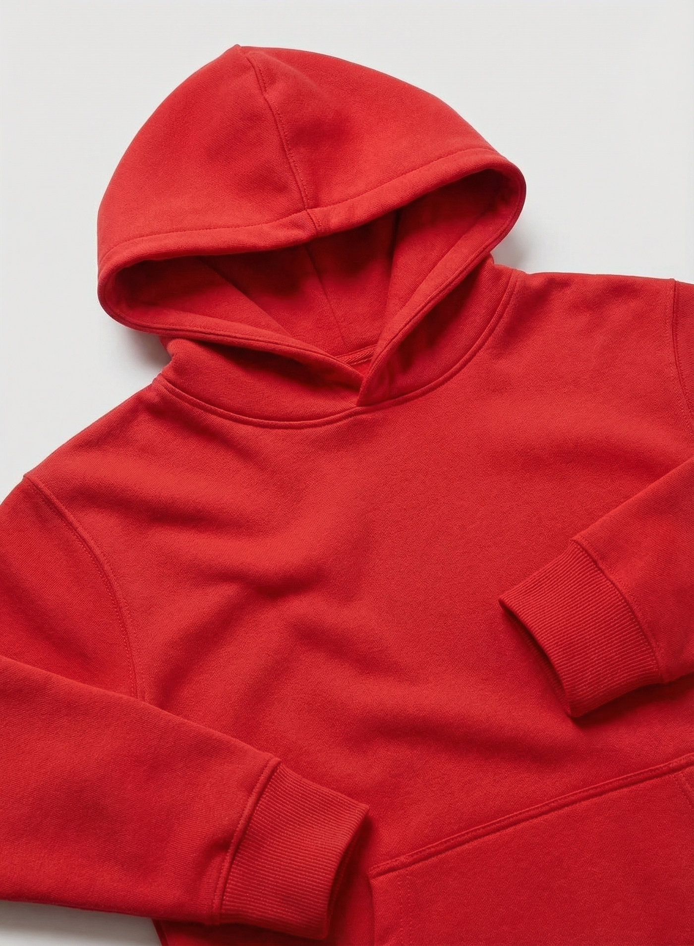 Soft Steps Red Basic Hoodie