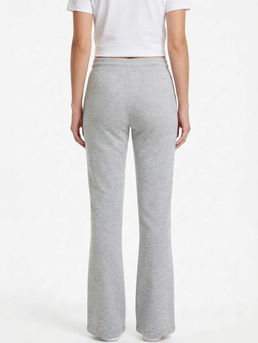 Women’s Cotton Wide-Leg Pants for Daily Wear – Soft & Comfortable –Grey