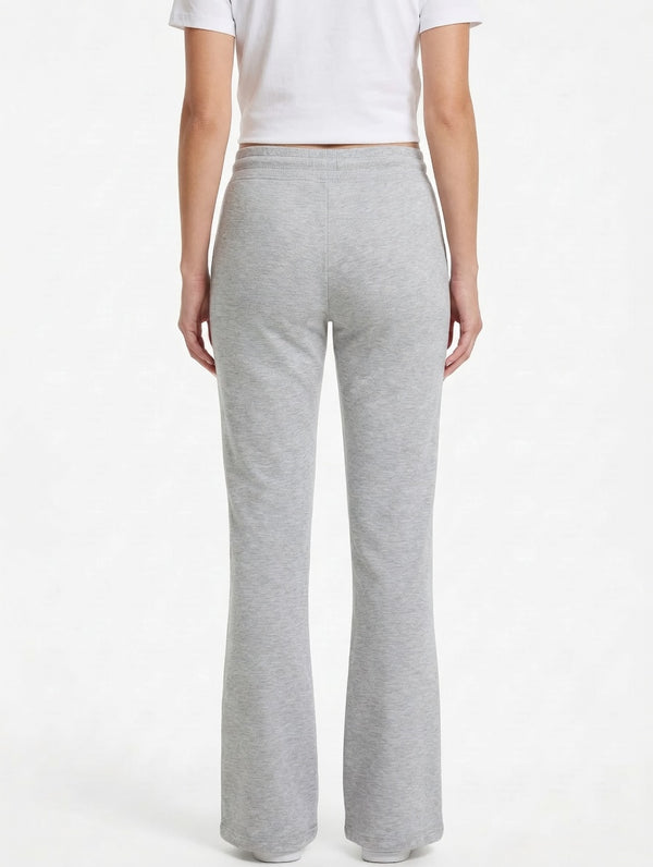 Women’s Cotton Wide-Leg Pants for Daily Wear – Soft & Comfortable –Grey