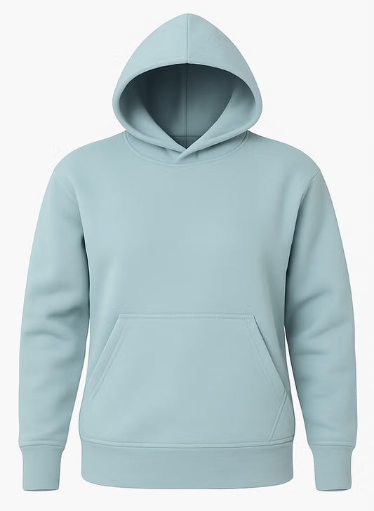 Soft Steps Light Blue Basic Hoodie